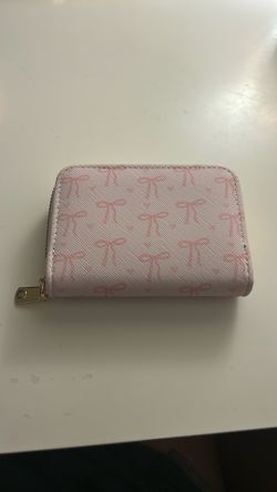 cute wallet with pink bows