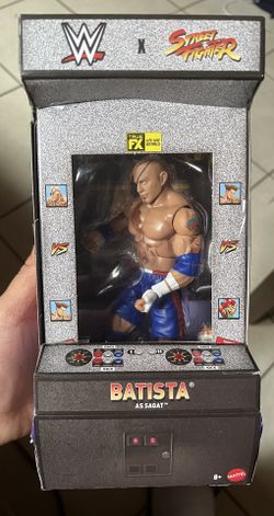 WWE X Street Fighter Batista as Sagat Wrestling Action Figure & Accessories 2026