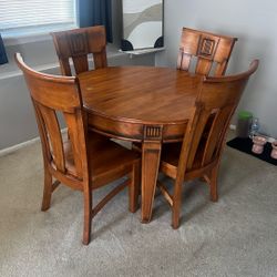 Heavy Solid Wood Dining Table