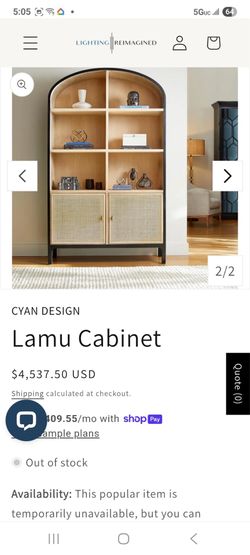 Lamu Cabinet oak/black