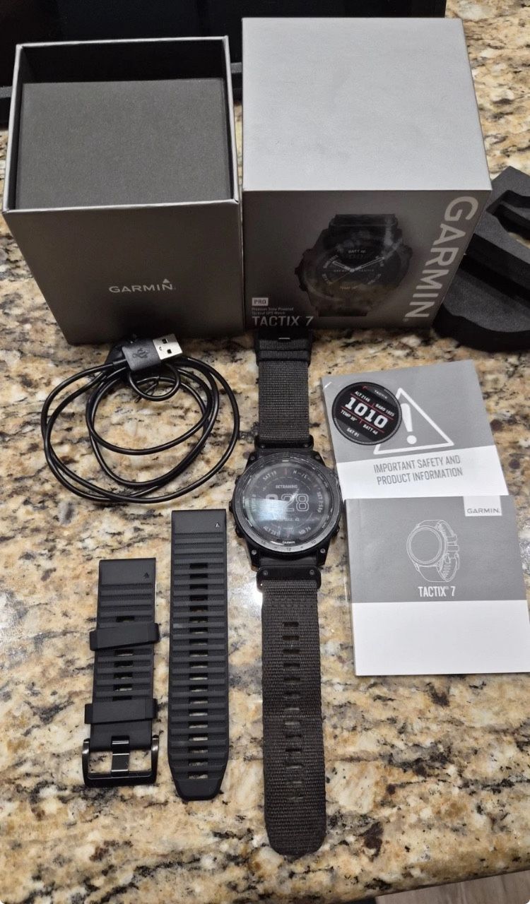 Garmin Tactix 7 Pro Edition Solar-Powered Tactical GPS Watch with Nylon Band