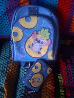 Loungefly Disney backpack w/ matching wallet