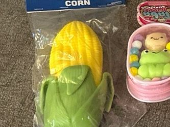 Squishy Corn Toy in Packaging