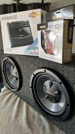 New Kenwood 10” dual subwoofer package