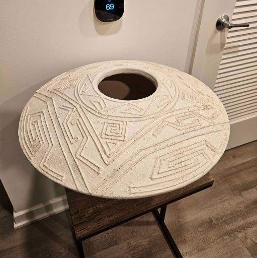 Large 1980s Retro Vase