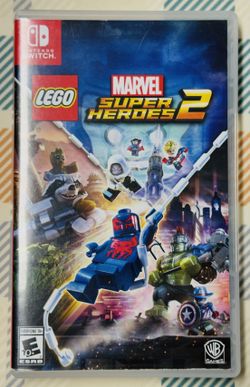 Marvel Super Heroes 2 Nintendo Switch Tested/Works Complete With Case H768