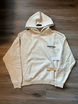 White Essential hoodie