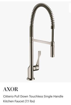 New AXOR Starck Semi-Pro Kitchen Faucet