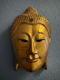 Gold Leaf Thai Buddha Wall Decor IMPORTED from Thailand