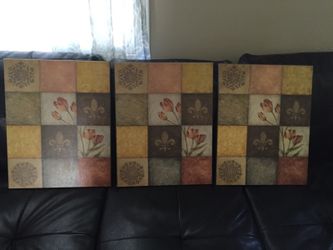 3 picture frames 15" x19"
