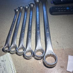 Vintage Craftsman=V= Series Offset Dbl Box End 12ptwrenches Ever Used