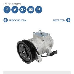 Lot # RO3223: ECCPP AC Compressor with Clutch 1(contact info removed) Fit for Jeep for Grand Cherokee 40L Air Conditioning Compressor