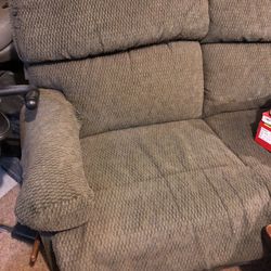 Must Go.! Free Double Reclining Couch.