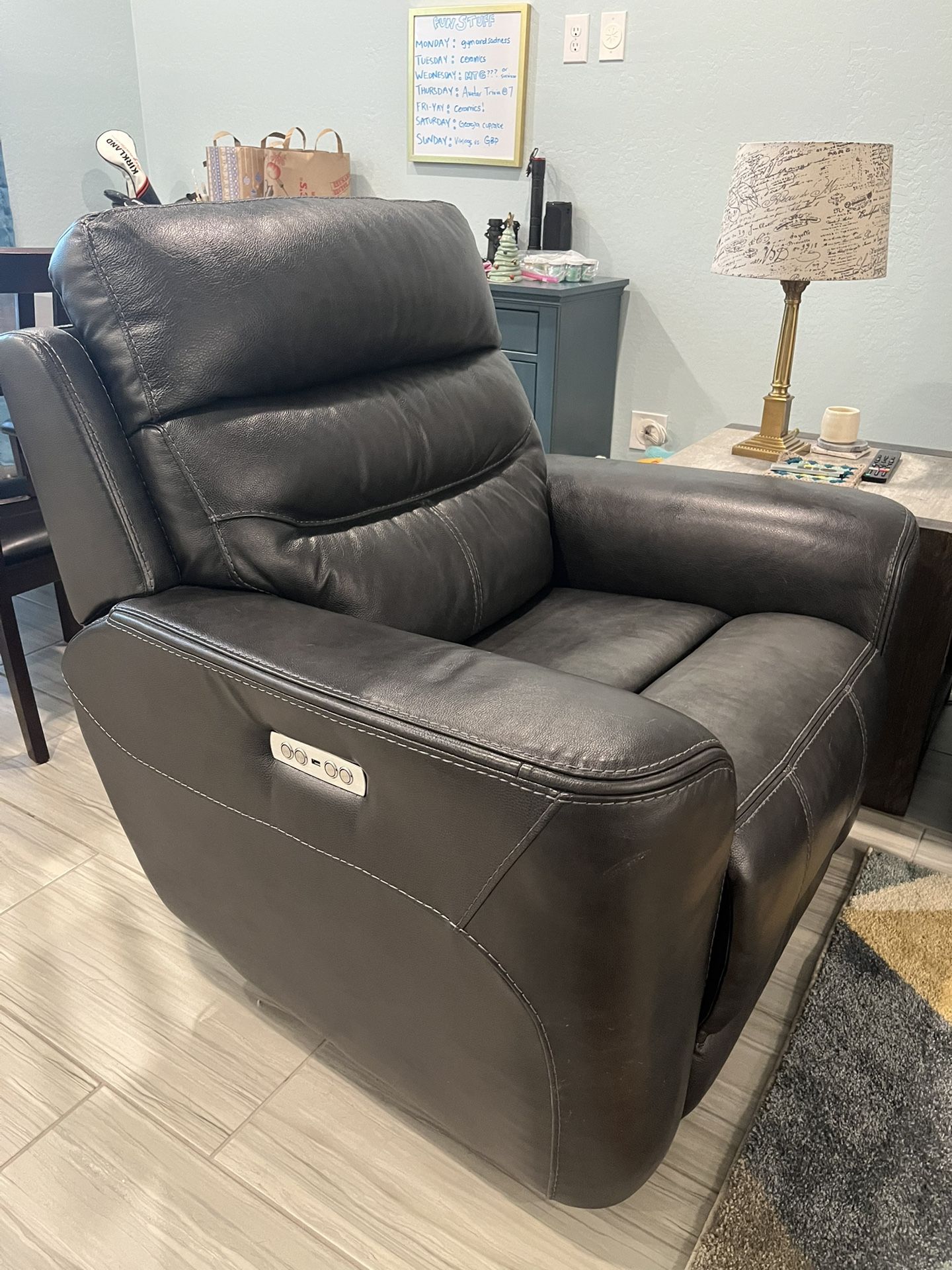 Leather Recliner Chair