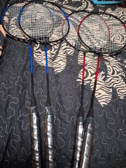 4 Franklin Sports Badminton Rackets