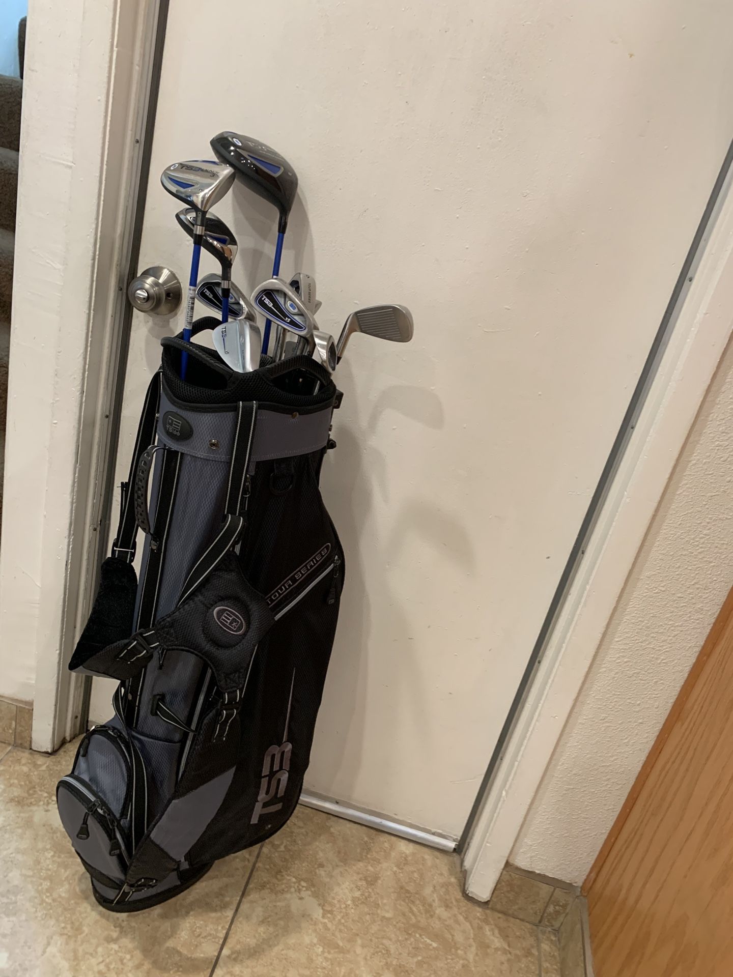 USKG Golf TS3 66” Launch V5 Tour Series 10 Clubs w/Standing bag