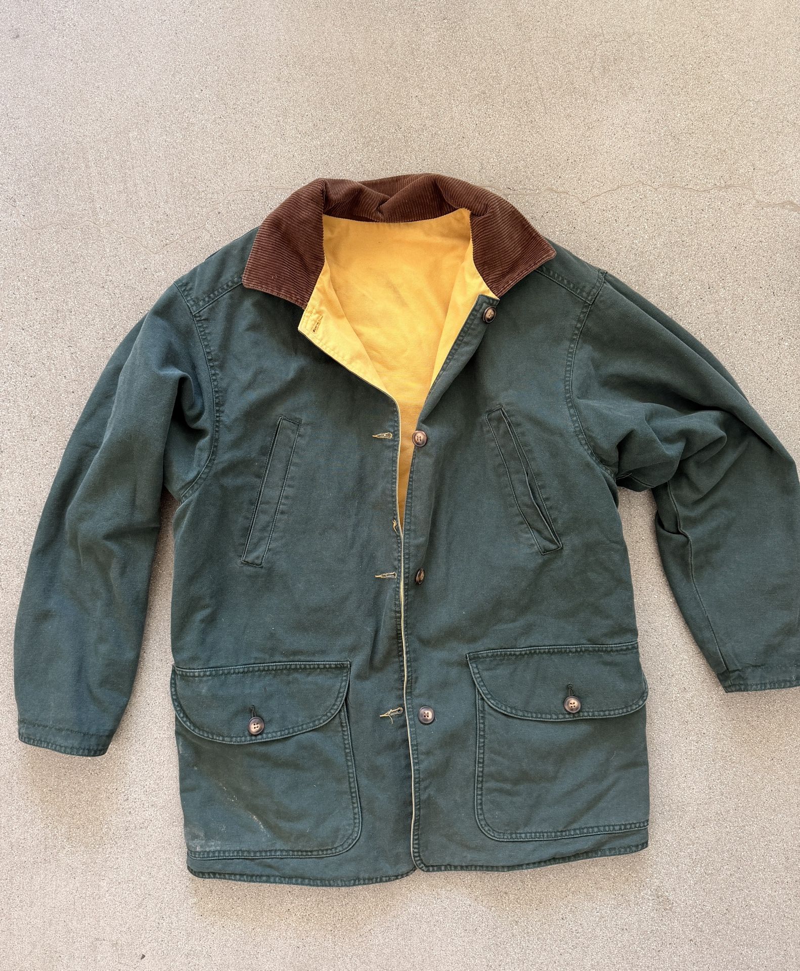 Gap Duck Canvas Reversible Barn Coat Small