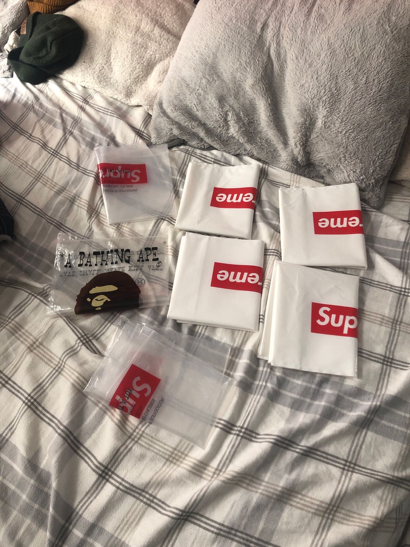 supreme bags and bape bag