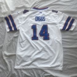 Buffalo Bills Stefon Diggs #14 Nike Men's White Official NFL Stitched Jersey