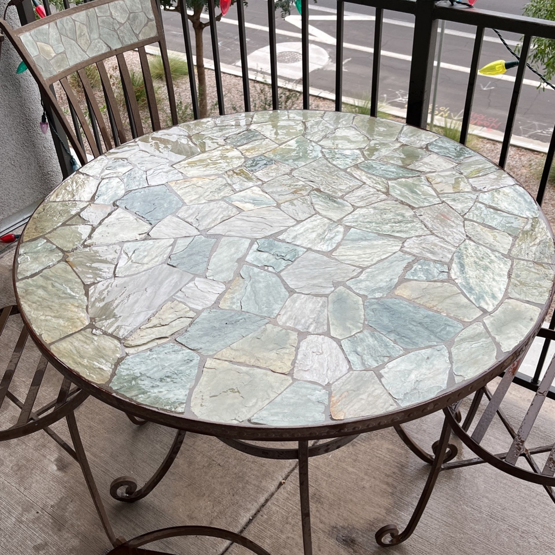 Pier 1 Mosaic Bistro Tile Top Patio Table