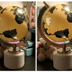 Mini Golden Glass Globe