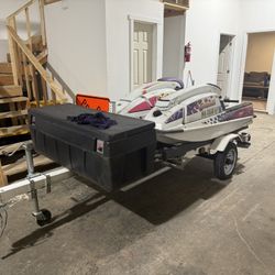 2 Standup Jetskis W Trailer And 3 Titles - 