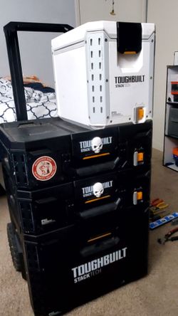 Toughbuilt  stack tech mobile tool boxes