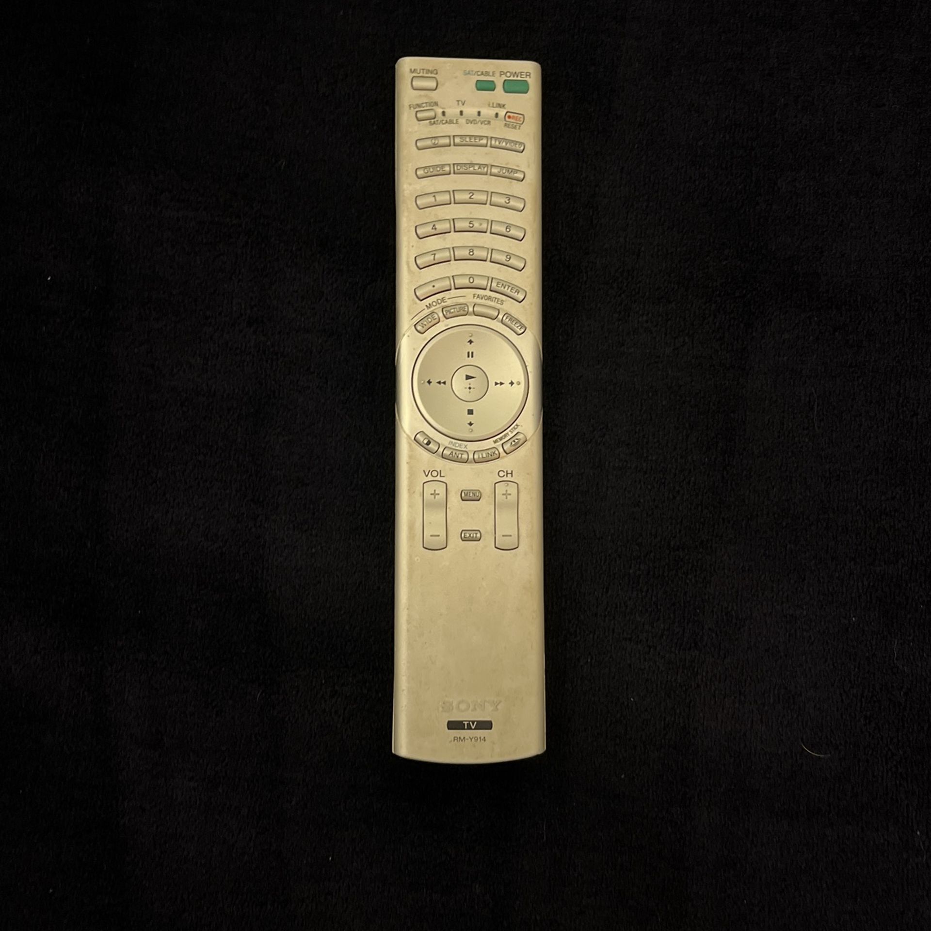 SONY RM-Y914 Remote