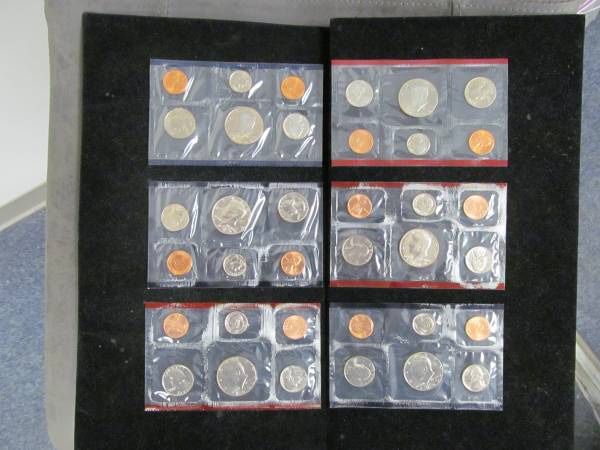 Set of 1988 to 1990 U.S. Mint Sets in OGP -- 30 TOTAL MS COINS!
