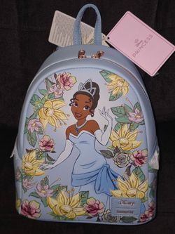Loungefly Disney Princess Tiana Mini Backpack New with Tags