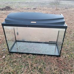 Fish Tank With Light-Up Lid - 29 Gallon Tank - 30"L x 12"W x 18"H