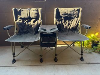 MacCabee double folding camping chair