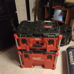 Milwaukee Pack out Tool Boxes$125 For Both