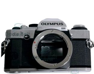 Olympus OM-G 35mm Film Camera 50mm F1.8 Lens Bag Sunpak Auto 140 Coated Optics