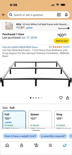 Full Size Bed Frame