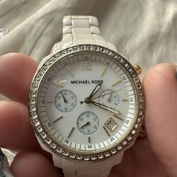 Ladies Michael Kors Acrylic Chronograph Watch 