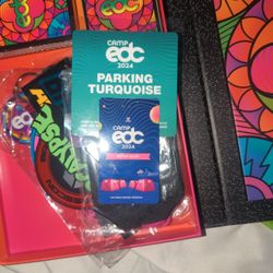 2 EDC Camp Passes And A Parking Pass