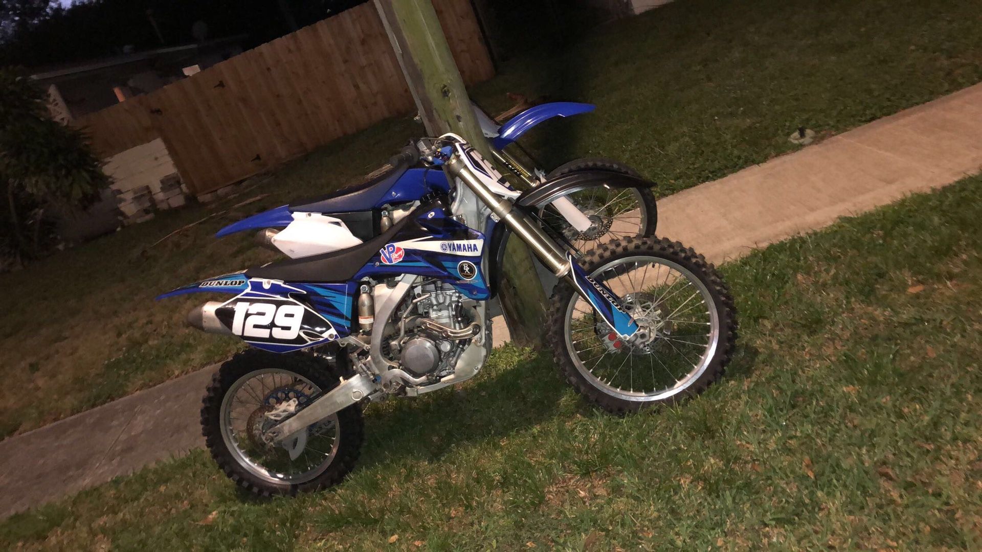 06 yz250f titled