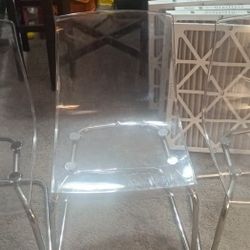 Clear Ikea Chairs 