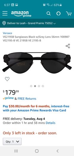 New ladies Versace sunglasses