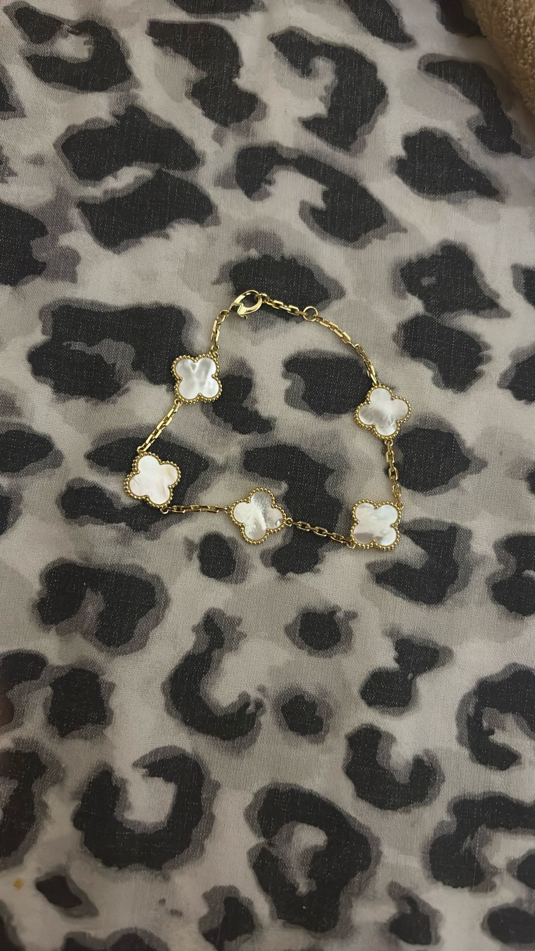 Gold lucky Charm bracelet
