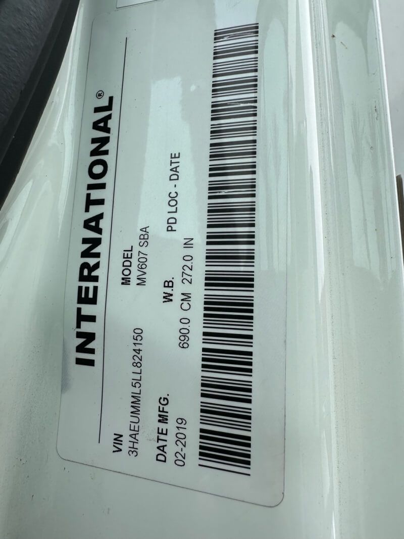 2020 INTERNATIONAL MV607