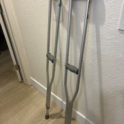 Crutches - One Pair. Like New 