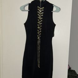 Black And Gold Dress