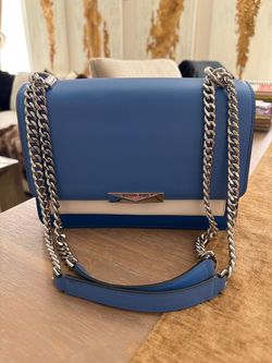 Michael Kors Jade Large TriColor Leather Shoulder Bag