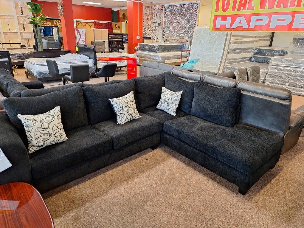 Black Sectional 