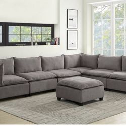 Sectional &ottoman