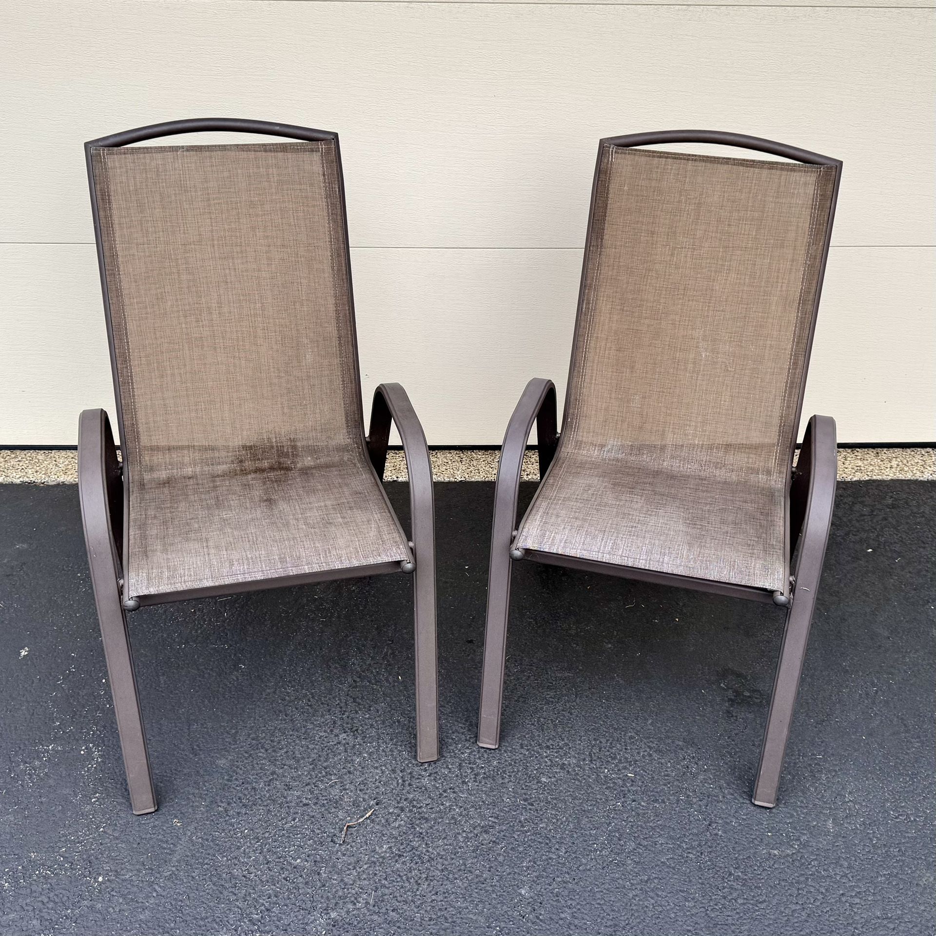 Set of 2 Armchairs (Weathered Brown)