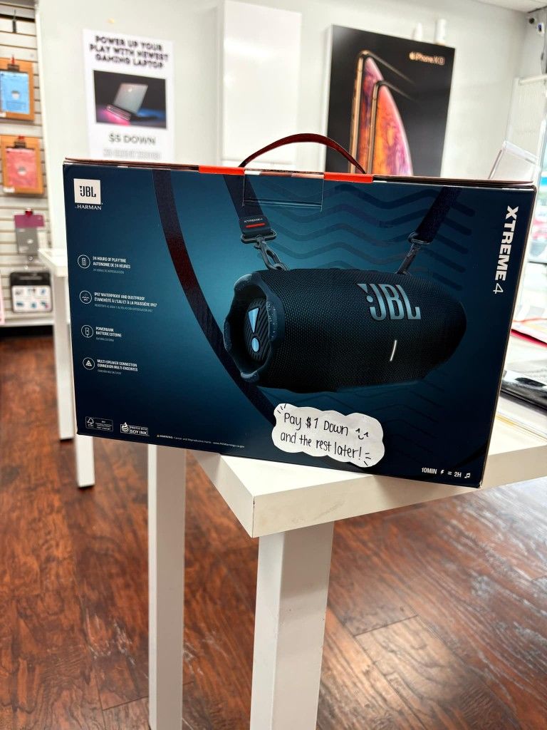 JBL Extreme 4 - Brand New - $1 To Take it Home same Day and Pay the Rest later!