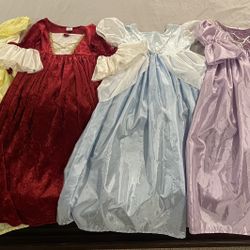 4 Princess Dresses With Accessories